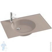 Раковина Jacob Delafon Odeon Rive Gauche 80см с 1 отверстием, бронза матовая EB2562-DE3