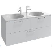 Тумба под раковину Jacob Delafon Odeon Rive Gauche 120см, белый/ручки хром EB2545-R5-N18