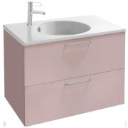 Тумба под раковину SANCOS Snob T (995х445х500) подвесная, правая, два ящика, бежевый мат. SNT100RCE