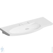 Раковина KERAMA MARAZZI RIVA мебельная, с крепежом (1007х478х154), белая глянцевая RV.wb.100Lh