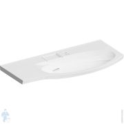 Раковина KERAMA MARAZZI RIVA мебельная, с крепежом (1007х480х150), белая глянцевая RV.wb.100Rh