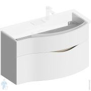 Тумба под раковину KERAMA MARAZZI RIVA подвесная с ящиками 976х445х542, белая матовая RV.100RhWHT.M