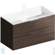 Тумба под раковину KERAMA MARAZZI GEOMETRICA Piano Forte подвесная, ящики, 925х445х505, вяз дымчатый PI.F.95OLM