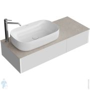 Тумба под раковину KERAMA MARAZZI MAGIA DI VENEZIA Magica подвесная, 1154х485х220, серый матовый MA.120.2MGR.M
