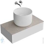 Тумба под раковину KERAMA MARAZZI MAGIA DI VENEZIA Magica подвесная, 884х485х220, серый матовый MA.90.1MGR.M
