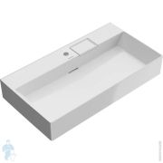 Раковина KERAMA MARAZZI TECNOLOGICA Logica мебельная/подвесная 900х480х145 с 1 отверстием, белая гл. LO.wb.90.1