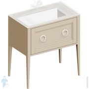 Тумба под раковину KERAMA MARAZZI PLAZA Classic Neo напольная с ящиком 780х466х840, капучино матовый PL.CN.80.1CAP.M