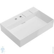 Раковина KERAMA MARAZZI TECNOLOGICA Logica мебельная/подвесная 700х480х145 с 2 отверстиями белая гл. LO.wb.70.2