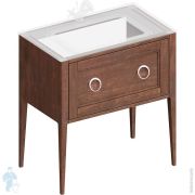 Тумба под раковину KERAMA MARAZZI PLAZA Classic Neo напольная с ящиком 780х466х840, орех матовый PL.CN.80.1NUT.M