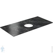 Столешница KERAMA MARAZZI PLAZA Classic 1000х480х11 для тумбы, черный мрамор PL1.VT93100