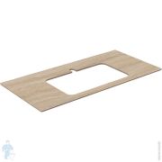 Столешница KERAMA MARAZZI PLAZA Modern 1000х480х9 для тумбы, бежеый PL2.SG560420R100