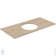 Столешница KERAMA MARAZZI PLAZA Modern 1000х480х9 для тумбы, бежеый PL5.SG560420R100