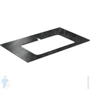Столешница KERAMA MARAZZI PLAZA Classic 800х480х11 для тумбы, черный мрамор PL2.VT9380