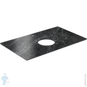 Столешница KERAMA MARAZZI PLAZA Classic 800х480х11 для тумбы, черный мрамор PL1.VT9380