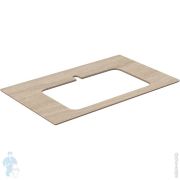 Столешница KERAMA MARAZZI PLAZA Modern 800х480х9 для тумбы, цвет бежевый PL2.SG560420R80