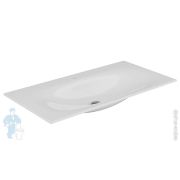 Раковина Keuco Edition Lignatur 1055х538 накладная на тумбу,1 отверстие под смес., белый 33350311001