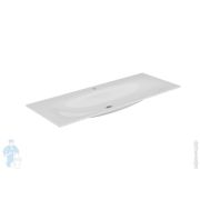 Раковина Keuco Edition Lignatur 1405х538 накладная на тумбу,1 отверстие под смес., белый 33360311401