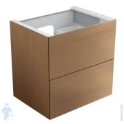 Тумба под раковину Keuco Edition 11 700х535х700 настенная, 2 ящика,светлый дуб 31342 890000