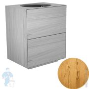 Тумба под раковину Keuco Edition Lignatur 700х535х800 напольная, подсветка, дуб венеция 33370750023