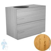 Тумба под раковину Keuco Edition Lignatur (1050х535х800) L напольная, подсветка, дуб вен.33371750123