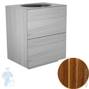 Тумба под раковину Keuco Edition Lignatur 700х535х800 напольная, подсветка, орех 33370800023