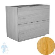 Тумба под раковину Keuco Edition Lignatur (1050х535х800) напольная, подсветка, дуб 33350700013