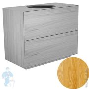 Тумба под раковину Keuco Edition Lignatur (1050х535х800) напольная, подсветка, дуб 33371700023