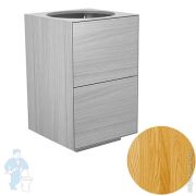 Тумба под раковину Keuco Edition Lignatur (535х535х800) напольная, 2 ящика, дуб 33374700023