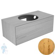 Тумба под раковину Keuco Edition Lignatur (1050х535х400) подвесная, подсветка, дуб вен. 33371750021