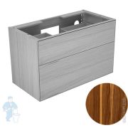 Тумба под раковину Keuco Edition Lignatur (1050х535х650) подвесная,подсветка, орех 33350800012
