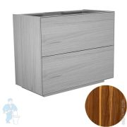 Тумба под раковину Keuco Edition Lignatur (1050х535х800) напольная, подсветка, орех 33350800013