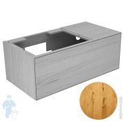 Тумба под раковину Keuco Edition Lignatur (1050х535х400) подвесная,подсветка,дуб венеция 33341750111