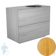 Тумба под раковину Keuco Edition Lignatur (1050х535х800) R напольная, подсветка, дуб 33371700223