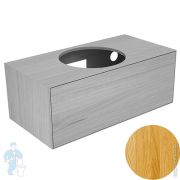 Тумба под раковину Keuco Edition Lignatur (1050х535х400) подвесная, подсветка, дуб 33371700021