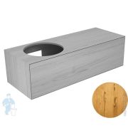 Тумба под раковину Keuco Edition Lignatur (1400х535х400) L подвесная, подсветка, дуб вен.33372750121