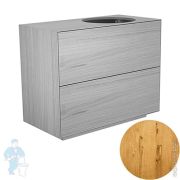 Тумба под раковину Keuco Edition Lignatur (1050х535х800) R напольная, подсветка, дуб вен.33371750223