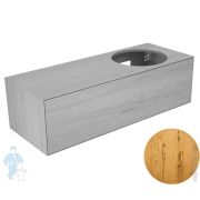 Тумба под раковину Keuco Edition Lignatur (1400х535х400) R подвесная, подсветка, дуб вен.33372750221