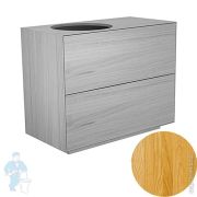 Тумба под раковину Keuco Edition Lignatur (1050х535х800) L напольная, подсветка, дуб 33371700123