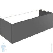 Тумба под раковину Keuco Plan 1200х490х400 подвесная, 1 ящик, антрацит 32981110000