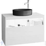 Тумба под раковину Keuco Stageline 800х490х549 подвес.,без подсвет.,1 ящик,белый мат. 32865300000