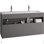 Тумба под раковину Keuco Stageline 1200х490х625 подвесная, без подсвет.,1 ящ.,инокс мат.32882290000