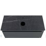 Столешница La Fenice Granite Black Olive Light Lappato 80 см (800х490х10) Черная FNC-03-VS03-80