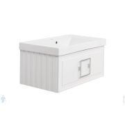 Тумба под раковину La Fenice Cubo Bianco 80 см (776х469х350) белая матовая FNC-01-CUB-B-80