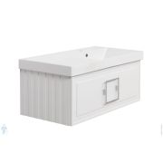 Тумба под раковину La Fenice Cubo Bianco 90 см (876х469х350) белая матовая FNC-01-CUB-B-90