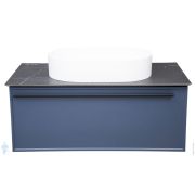 Тумба под раковину La Fenice Elba Blu Grigio 100 см (976х469х350) синяя матовая FNC-01-ELB-BG-100