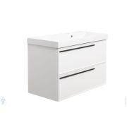 Тумба под раковину La Fenice Elba Twin Bianco 90 см (876х469х613) белая матовая FNC-01-ELB-B-90-2