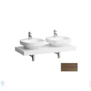 Столешница Laufen CASE 4.0514.4.075.519.1 (1190х520х80) отверстие справа и слева, с крепежом, известковый дуб