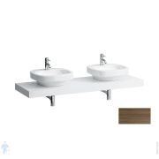 Столешница Laufen CASE 4.0515.4.075.519.1 (1580х520х80) отверстие справа и слева, с крепежом, известковый дуб