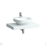 Столешница Laufen CASE 4.0512.1.075.463.1 (790х520х80) отверстие в центре, с крепежом, белый матовый