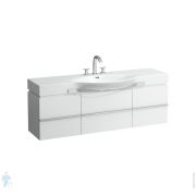 Тумба под умывальник Laufen CASE for Palace 4.0135.1.075.475.1 (1495х375х465) подвесная, 1 ящ.,2 дв., бел.глянц